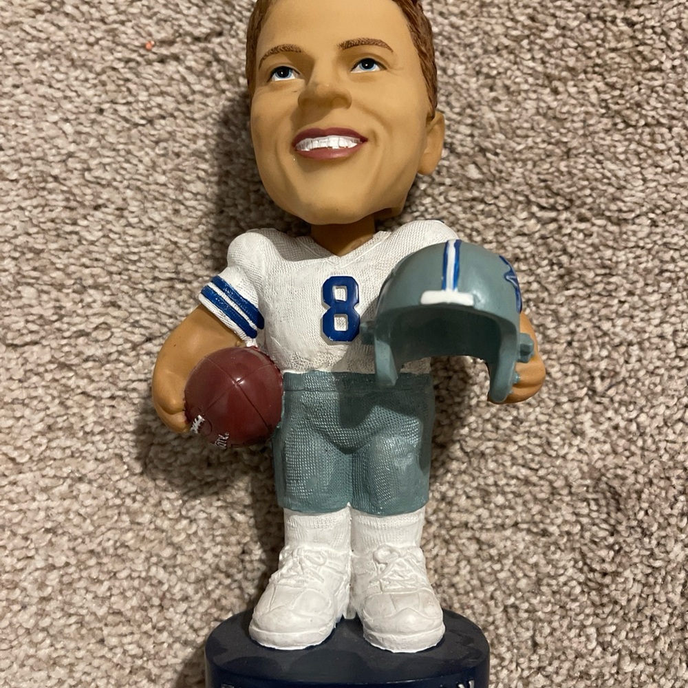 Troy Aikman Football Player Bobblehead with Helmet